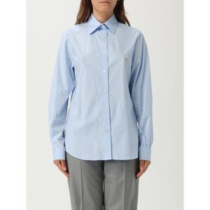 Moschino Couture Shirt Woman Gnawed Blue